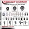 Service Caster 4'' Semi Steel Swivel 1-5/8'' Expanding Stem Caster Total Lock Brake SCC-EXTTL20S415-SSR-158 - alternate 2